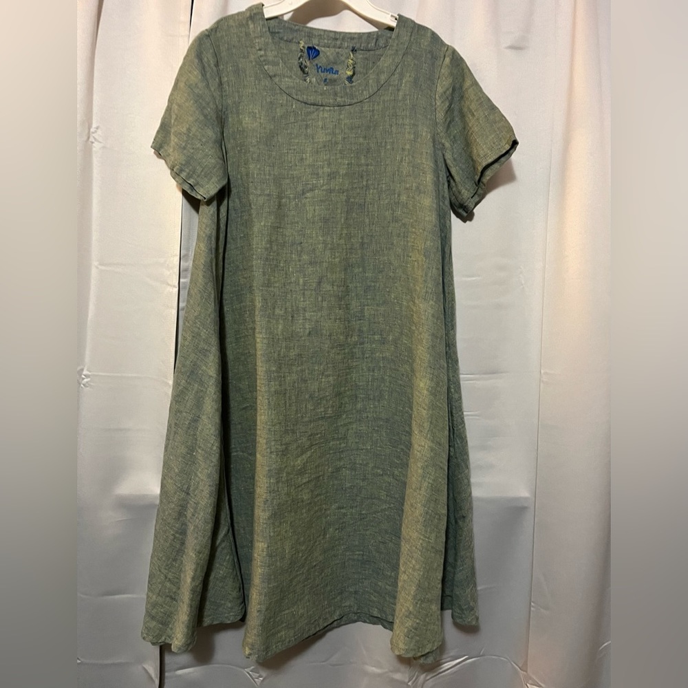 Linen dress Yuvita size small